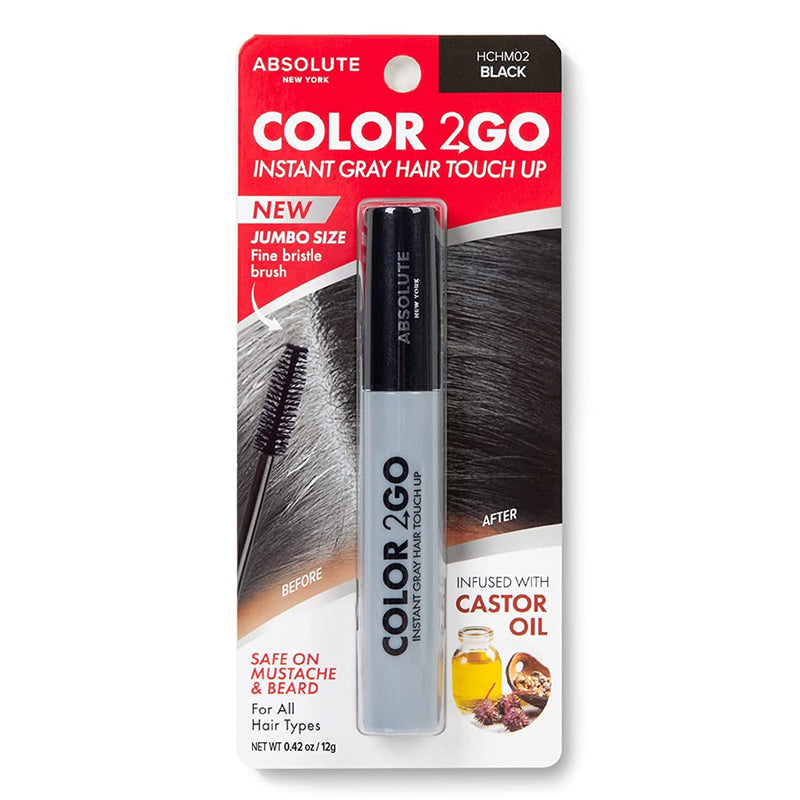 Absolute New York Color 2Go Instant Gray Hair Touch Up Jumbo Size