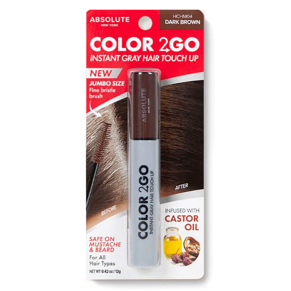 Absolute New York Color 2Go Instant Gray Hair Touch Up Jumbo Size