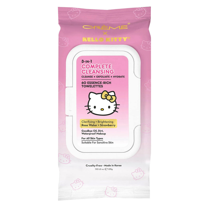 The Crème Shop x Hello Kitty 3-In-1 Complete Cleansing Towelettes
