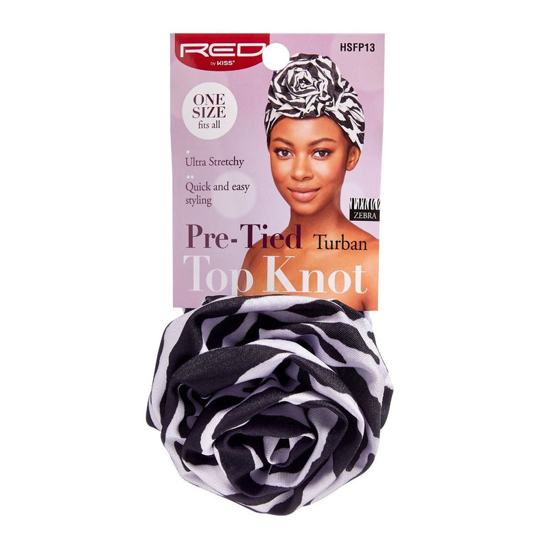 [Red By Kiss] Top Knot Turban Zebra