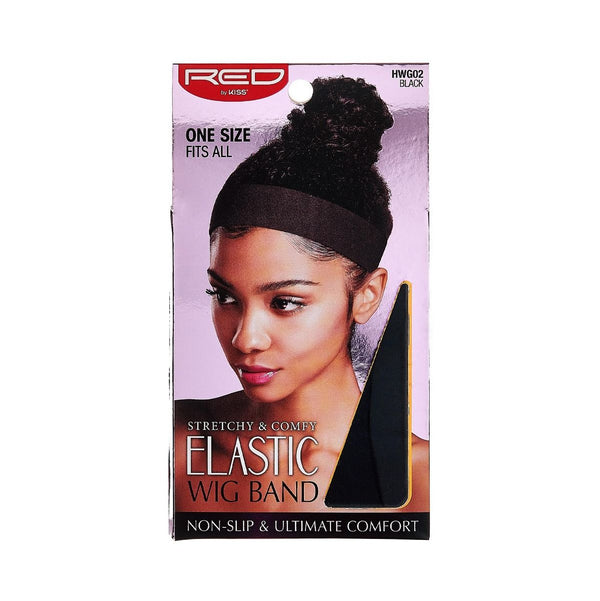 Red Velvet Wig Band Black