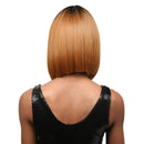Hh-mimi - The Wig Brazilian Human Natural Hair Blend Straight Perfect Bob Style