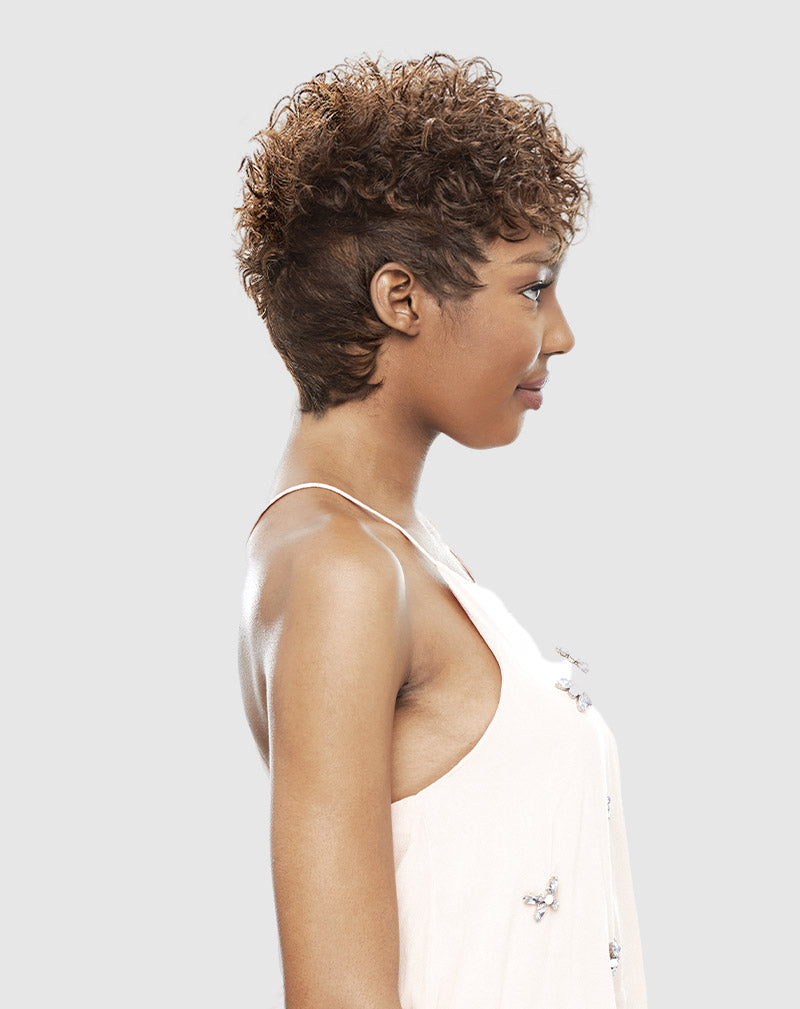 Hh Ilon - Vanessa Vixen Collection 100% Human Hair Curly Short Wig