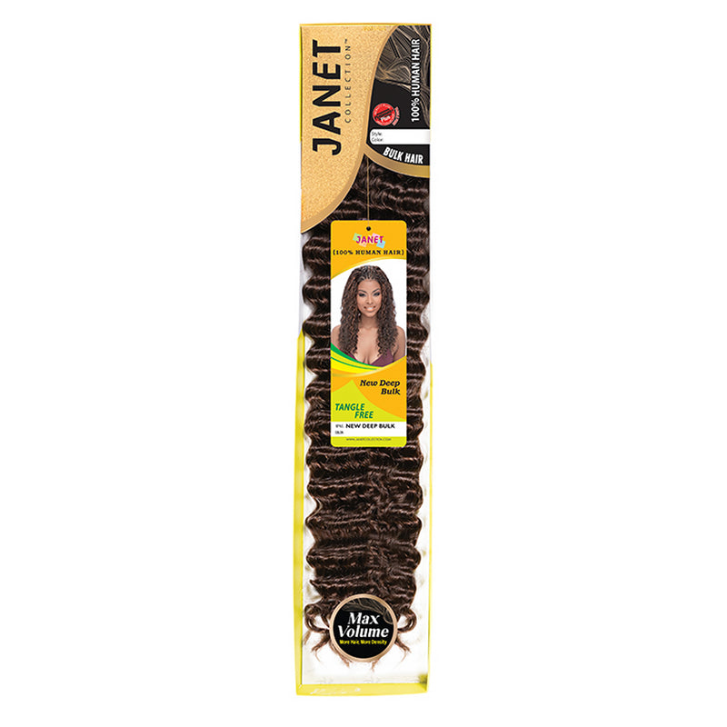 Janet Collection Human Hair Braid - New Deep Bulk 18"