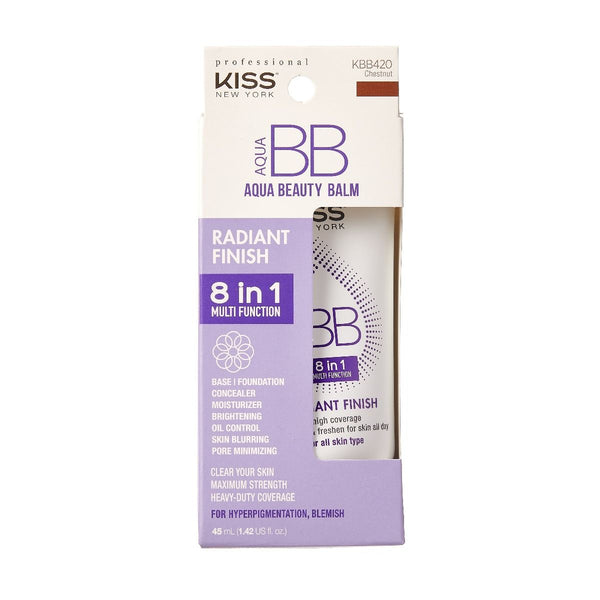 Kiss_New York Cover Care Aqua Bb Balm - Chestnut