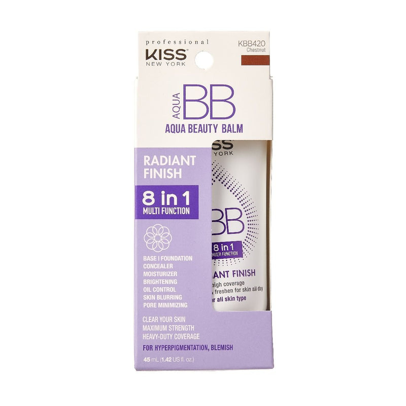 Kiss_New York Cover Care Aqua Bb Balm - Chestnut