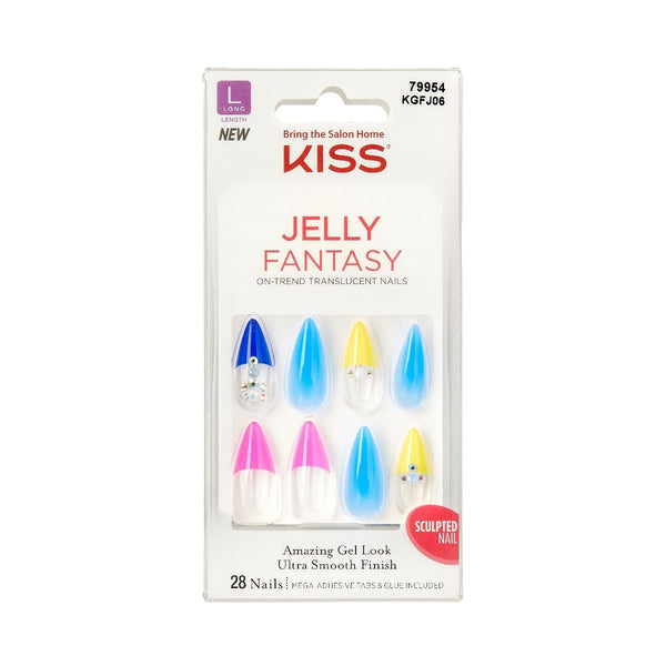 Kiss Jelly Fantasy Sculpted Nails - Jelly Glow