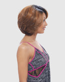 Super C Side Kelly - Vanessa Fashion Side Lace Part Medium Bob Full Wig