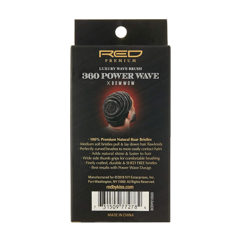 Red Premium 360 Power Wave Boar Brush