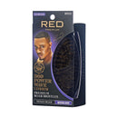 Red Premium Metallic Boar Brush