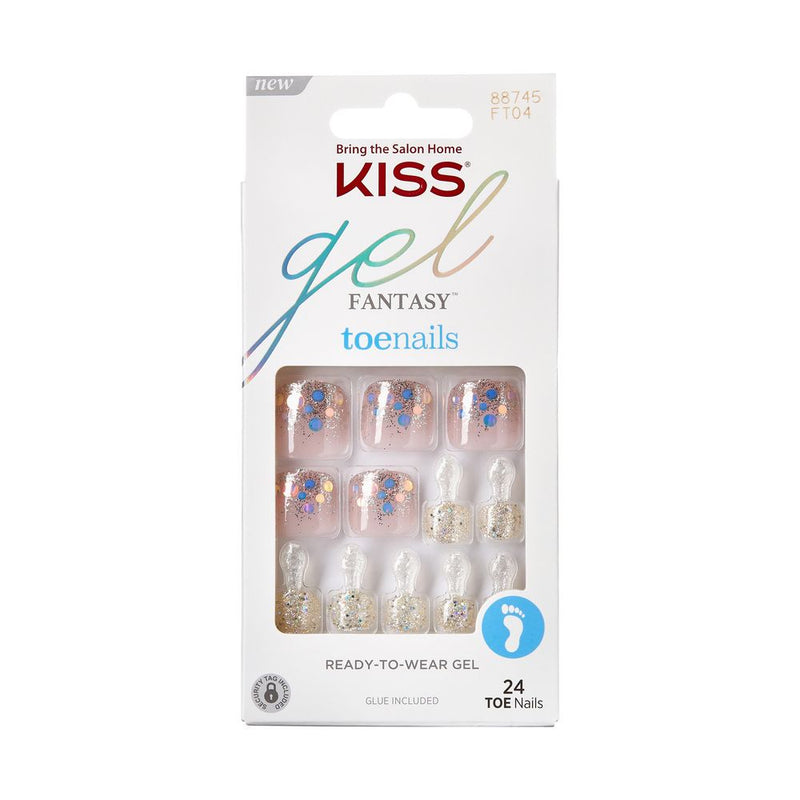 Kiss Gel Fantasy Ready-to-wear 24 Toenails