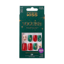 Kiss Voguish Fantasy Holiday Limited Edition 28 Nails Medium