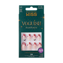 Kiss Voguish Fantasy Holiday Limited Edition 28 Nails Medium