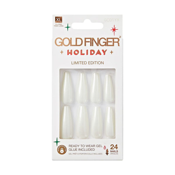 Gold Finger Holiday Limited Edition 24 Nails