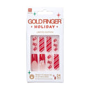 Gold Finger Holiday Limited Edition 24 Nails