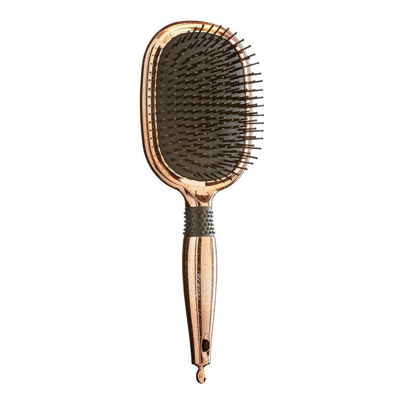 Red Blow Dry Friendly Lose Gold Paddle Brush Jumbo