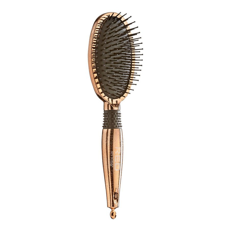 Red Blow Dry Friendly Lose Gold Paddle Brush Oval
