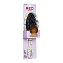 Red Paddle Detangler Brush Unicorn