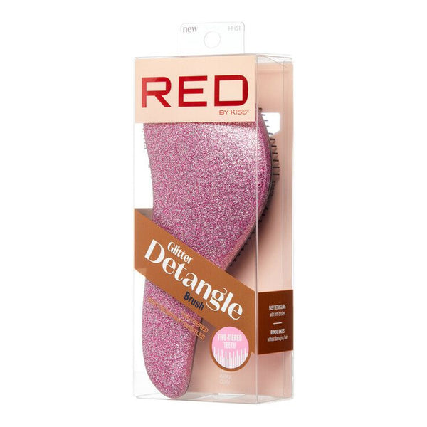 Red Glitter Detangle Brush Assorted Color