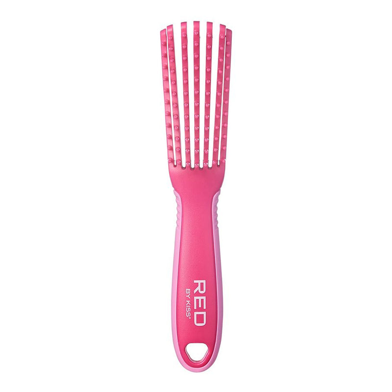 Red 7 Row Glide & Define Detangling Brush Mini