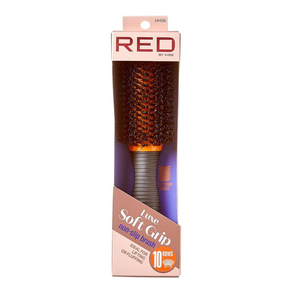 Red 10 Row Luxe Soft Grip Brush