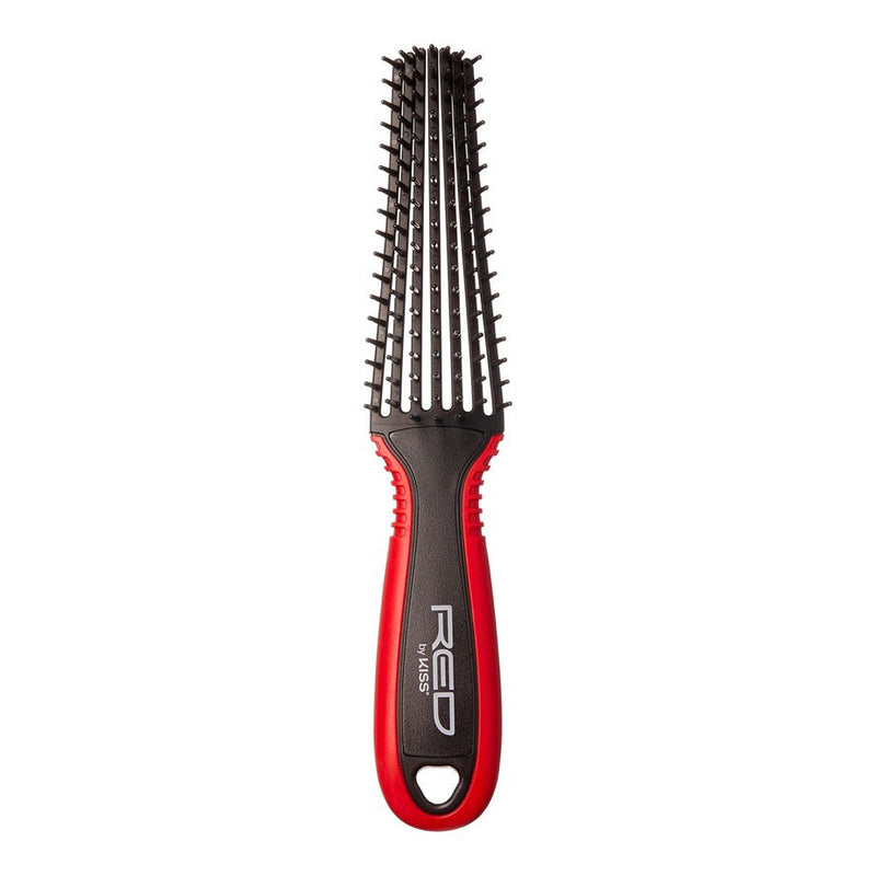 Red 7 Row Glide & Define Detangling Brush Flexible