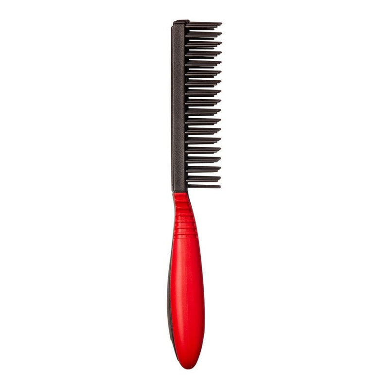 Red 7 Row Glide & Define Detangling Brush Flexible