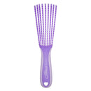 Red 9 Row Glide & Define Detangling Brush Flexible Purple