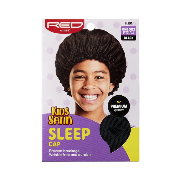 Red By Kiss Kids Satin Sleep Cap