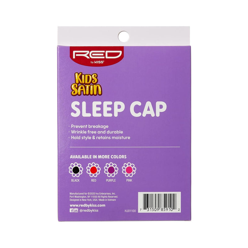 Red By Kiss Kids Satin Sleep Cap