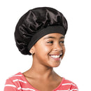 Red By Kiss Kids Satin Bonnet With Wide Band
