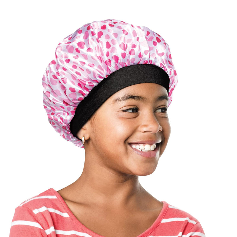 Red By Kiss Kids Satin Bonnet With Wide Band