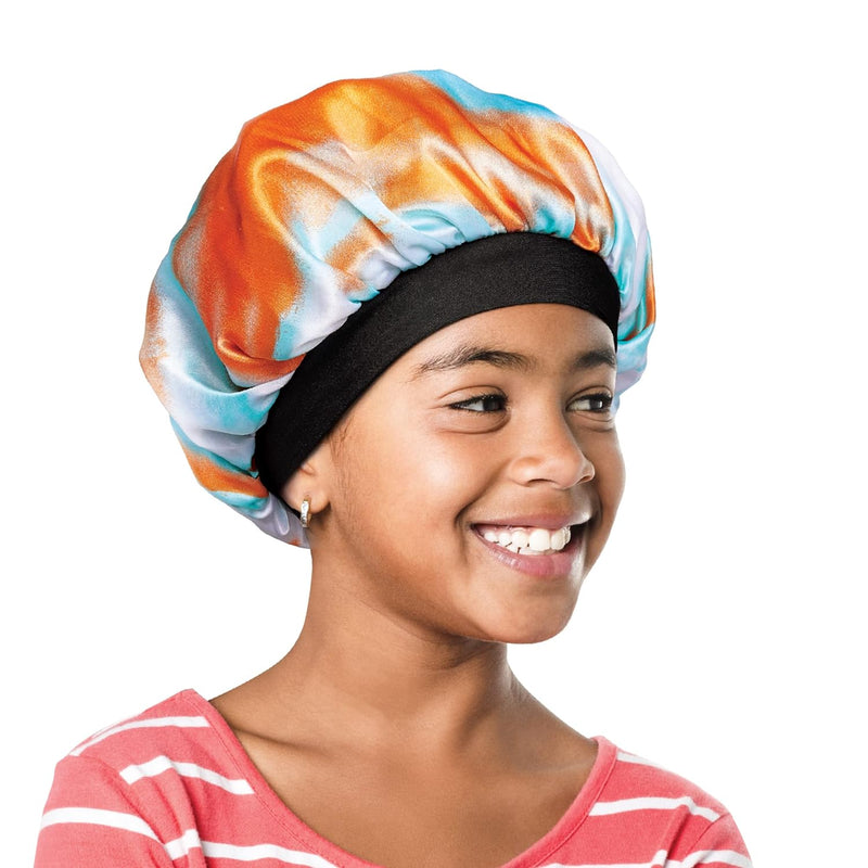 Red By Kiss Kids Satin Bonnet With Wide Band