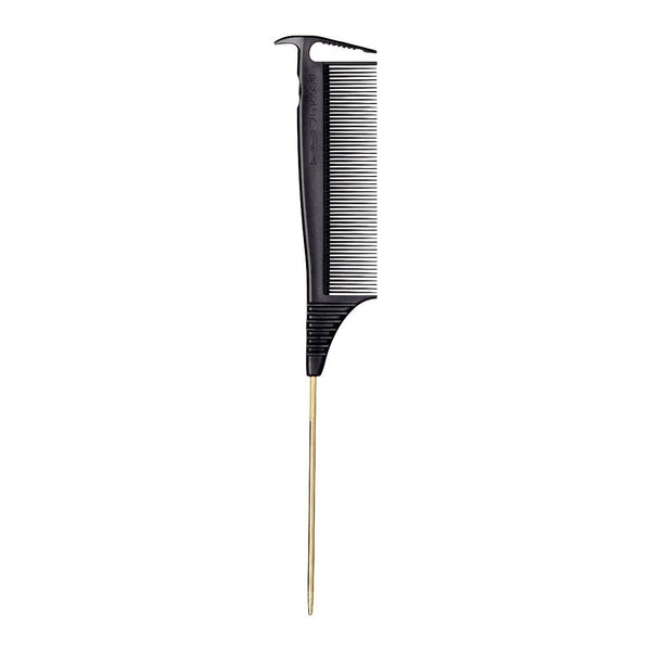 Red Carbon Axe Pin Tail Comb