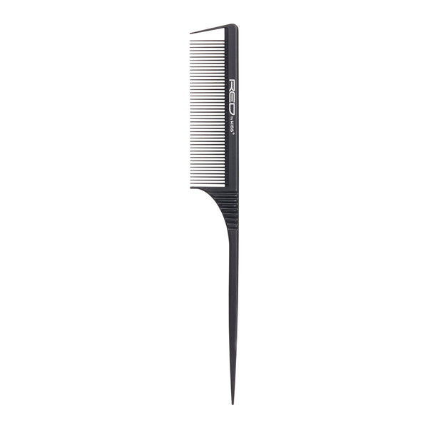 Red Carbon Fiber Parting Rat Tail Comb