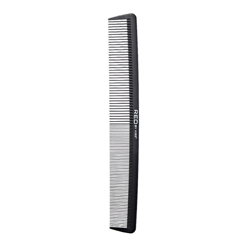 Red Carbon Fiber Large Barber Comb
