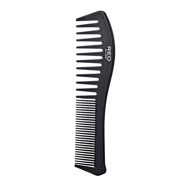 Red Carbon Fiber Detangler Comb