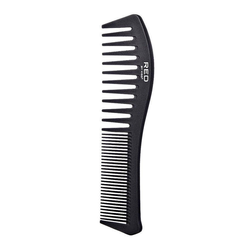 Red Carbon Fiber Detangler Comb