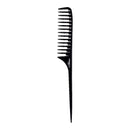 Red Large Rat Tail Comb Black