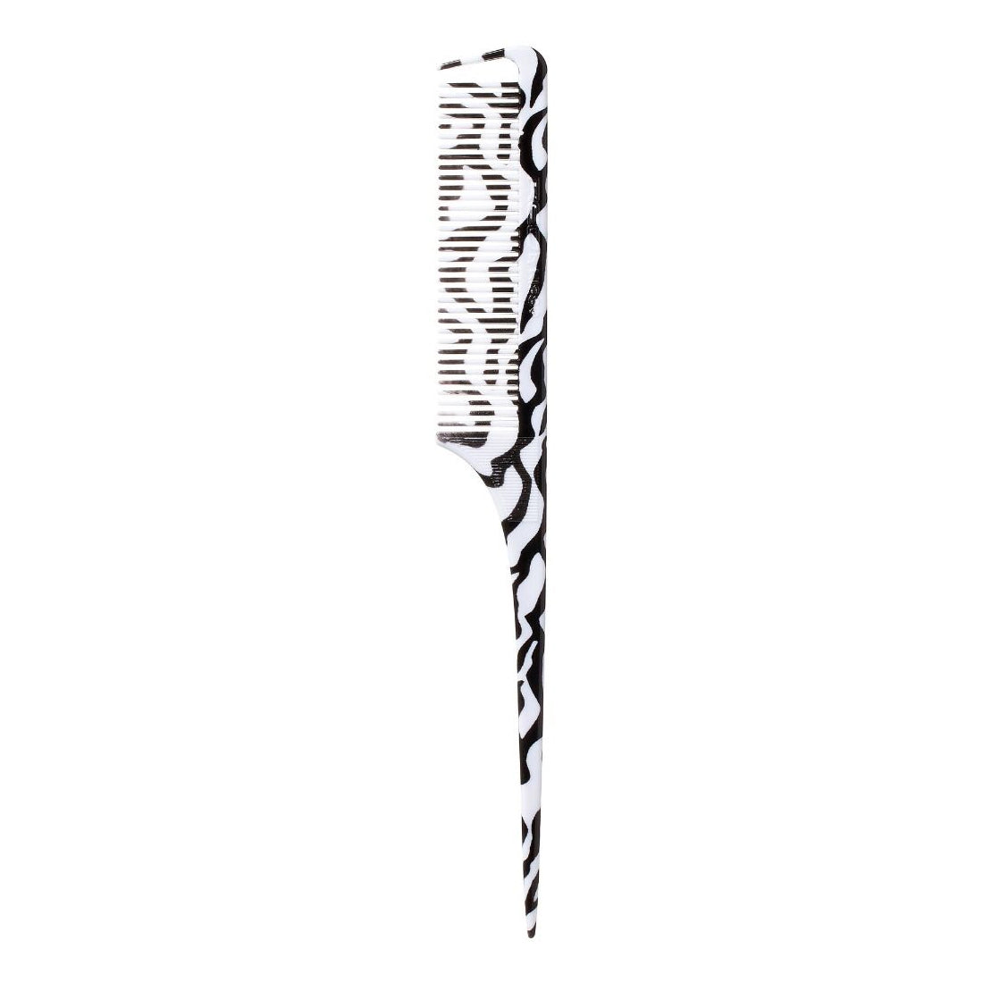Label Rattail Zebra Red Zebra Parting Rat Tail Comb