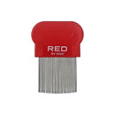 Red Metal Lice Comb