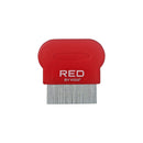 Red Metal Lice Comb 2pcs