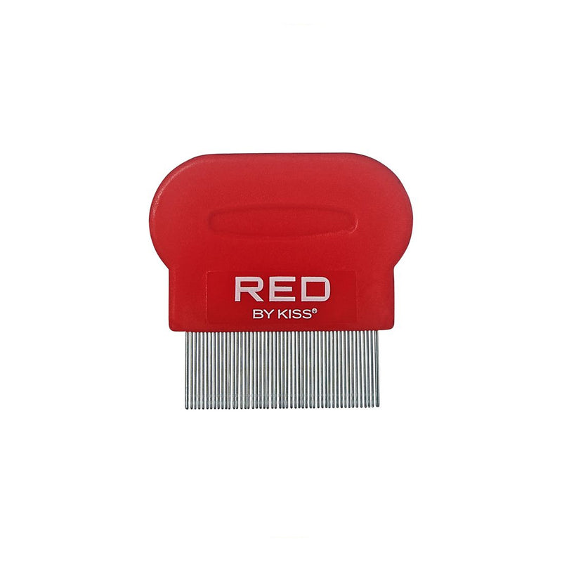 Red Metal Lice Comb 2pcs