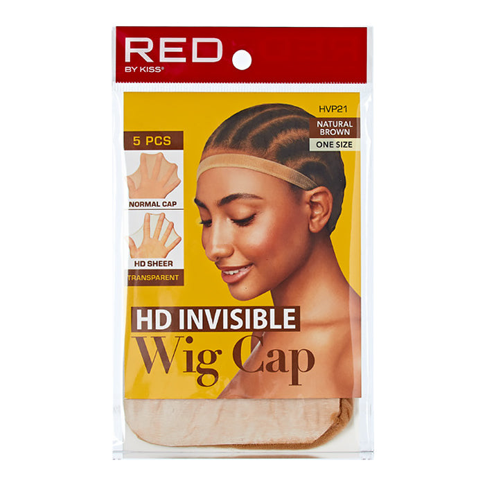 Red By Kiss Stocking Hd Invisible Wig Cap 5pcs