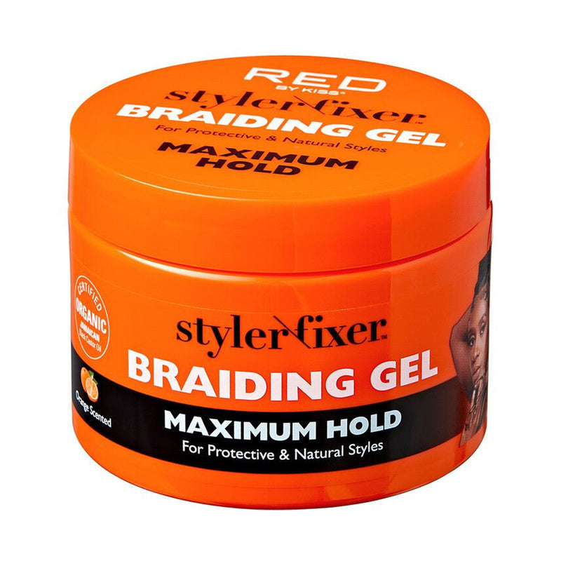 Red By Kiss Styler Fixer Braiding Gel 6oz