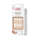 Kiss Salon Acrylic French 28 Nails Flexi-Fit
