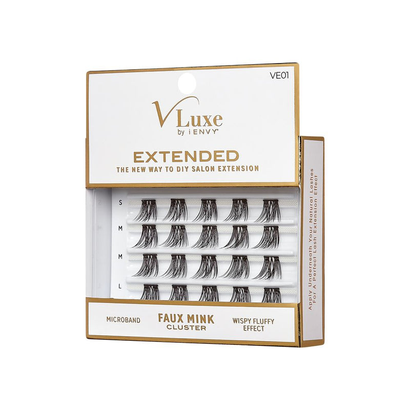 i-Envy V-luxe Extended Faux Mink Cluster Lashes