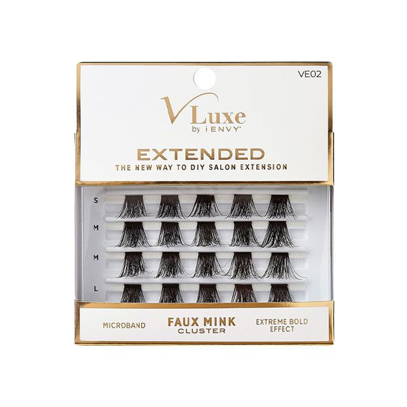 i-Envy V-luxe Extended Faux Mink Cluster Lashes