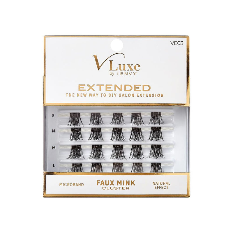 i-Envy V-luxe Extended Faux Mink Cluster Lashes