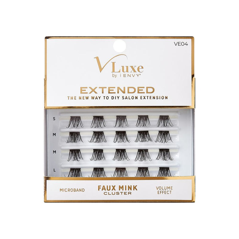 i-Envy V-luxe Extended Faux Mink Cluster Lashes